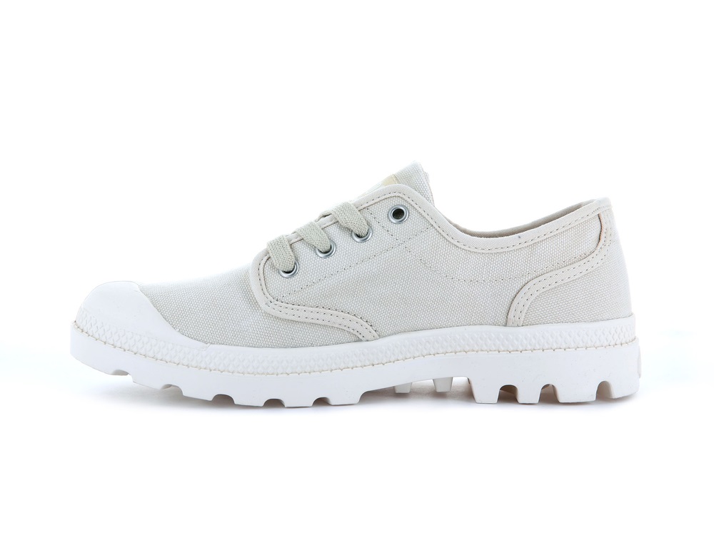 Zapatos Bajos Palladium PAMPA OXFORD Mujer Sahara | Costa Rica-92087